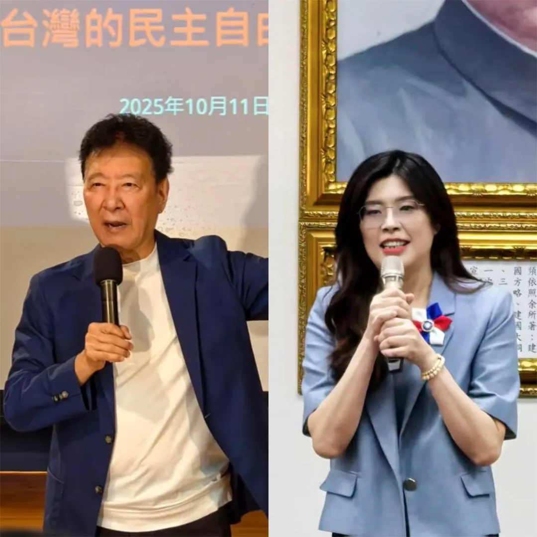 趙少康、鄭麗文。（合成圖／擷取自趙少康、鄭麗文臉書）