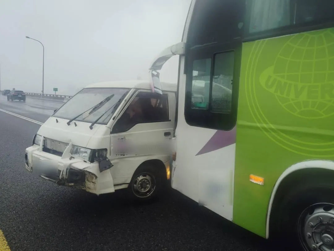 車禍現場。（圖／警方提供）