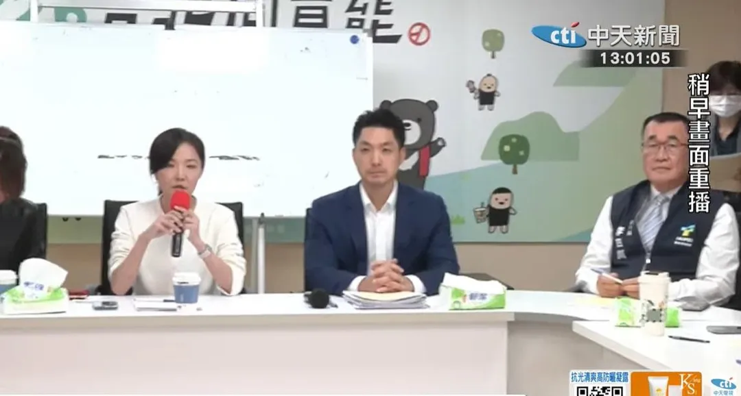 蔣萬安今日中午率領市府團隊前往民進黨台北市議會黨團說明重大議案。（圖／中天新聞）