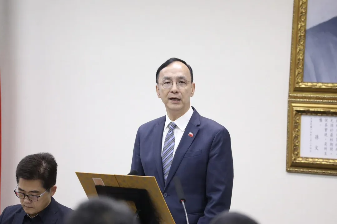 國民黨主席朱立倫將於11月1日卸任。（圖／國民黨提供）