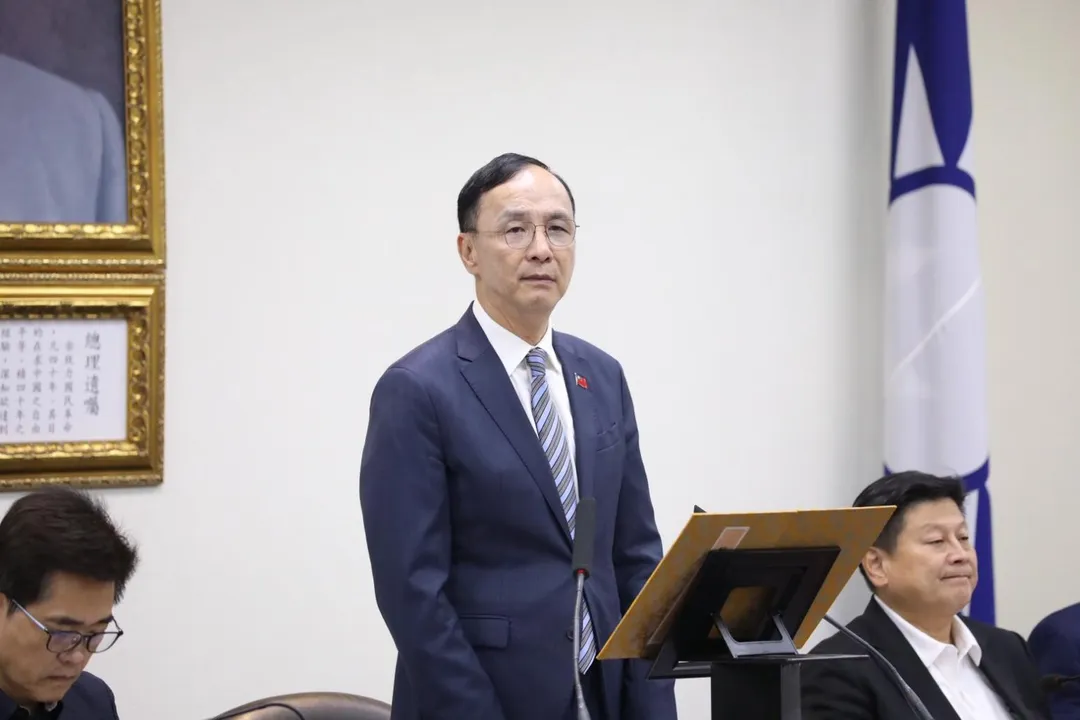 朱立倫提到自己是這10幾年來國民黨唯一做滿4年任期的黨主席。（圖／國民黨提供）