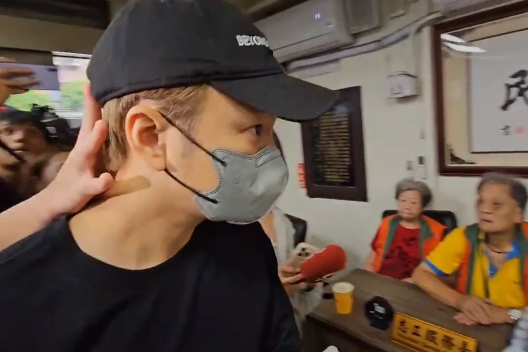 書偉涉閃兵案遭拘提。（圖／中天新聞）