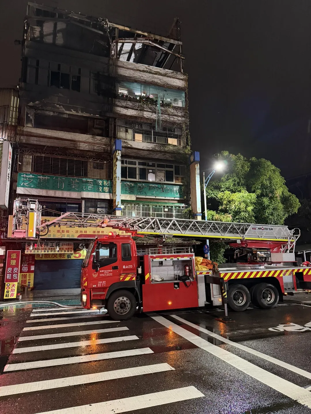 詳細起火原因仍有待釐清。（圖／桃園市消防局提供）