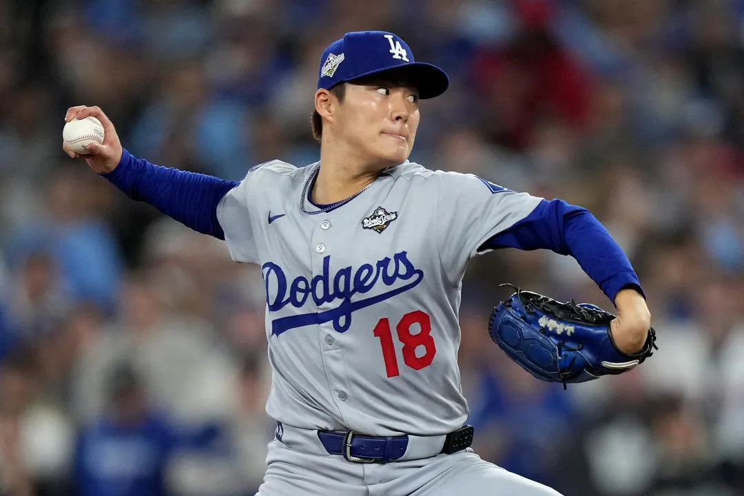 山本由伸狂飆完投勝。（圖／美聯社）