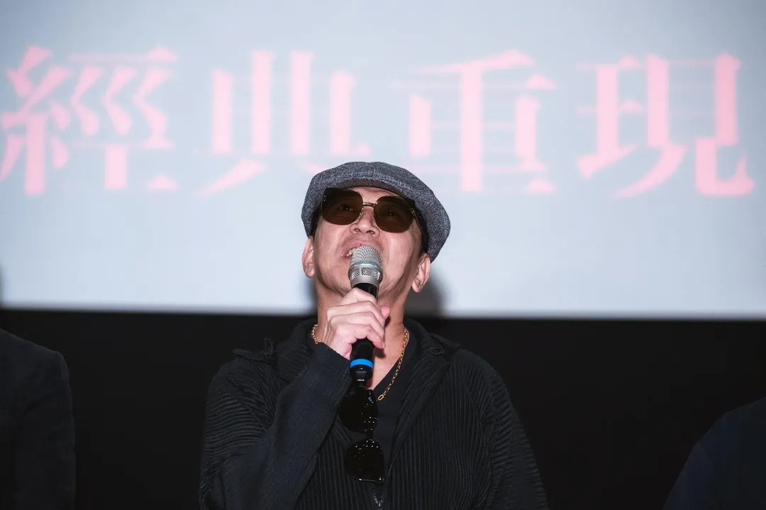 高捷在映後感性道別顏正國。（圖／牽猴子 提供）
