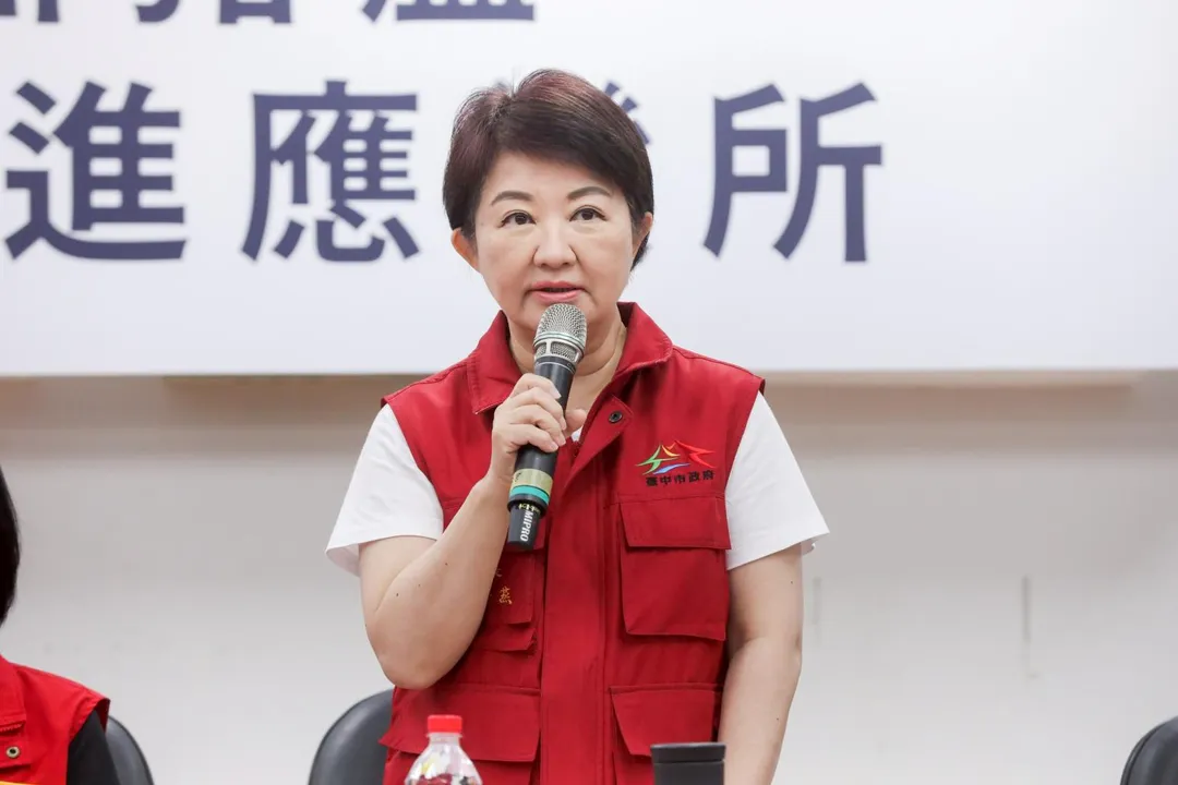台中市長盧秀燕。（圖／中天新聞）