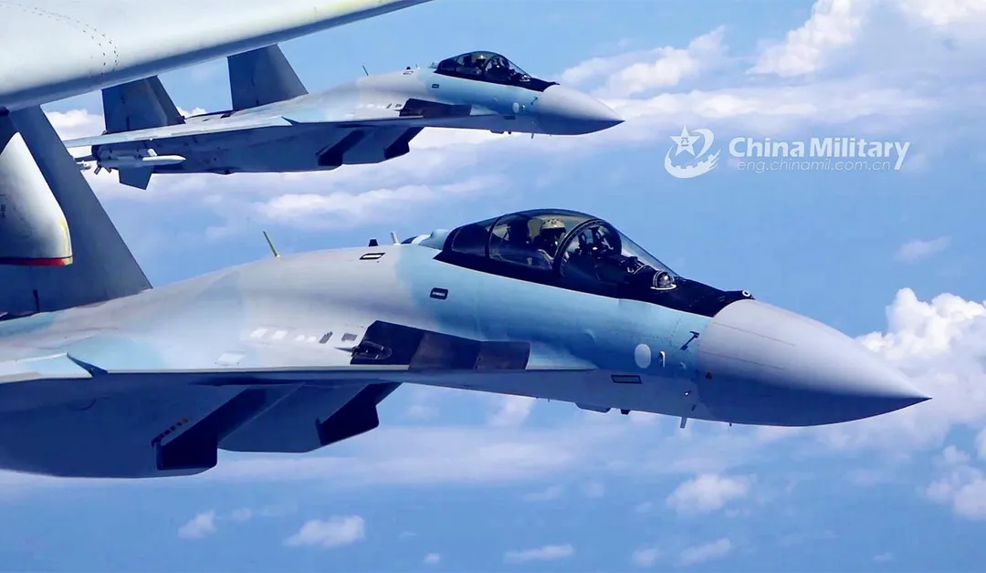 大陸Su-35戰機。(圖/中國軍網)