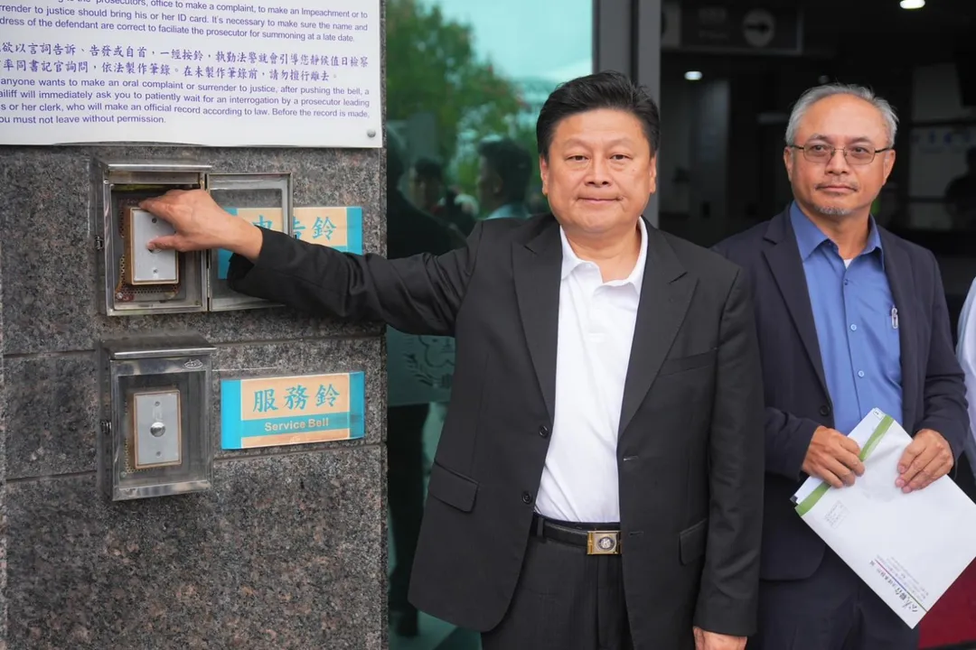 傅崐萁對花蓮縣議長張峻提告。（圖／傅崐萁辦公室提供）