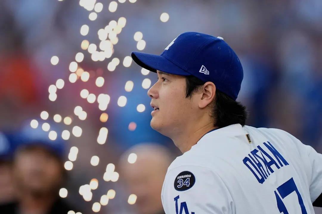 大谷翔平單場9次上壘。（圖／美聯社）