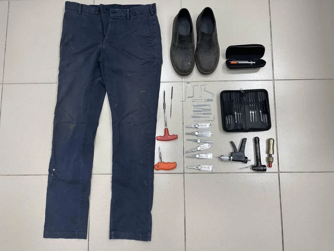 警方查獲犯案工具。(圖/警方提供)