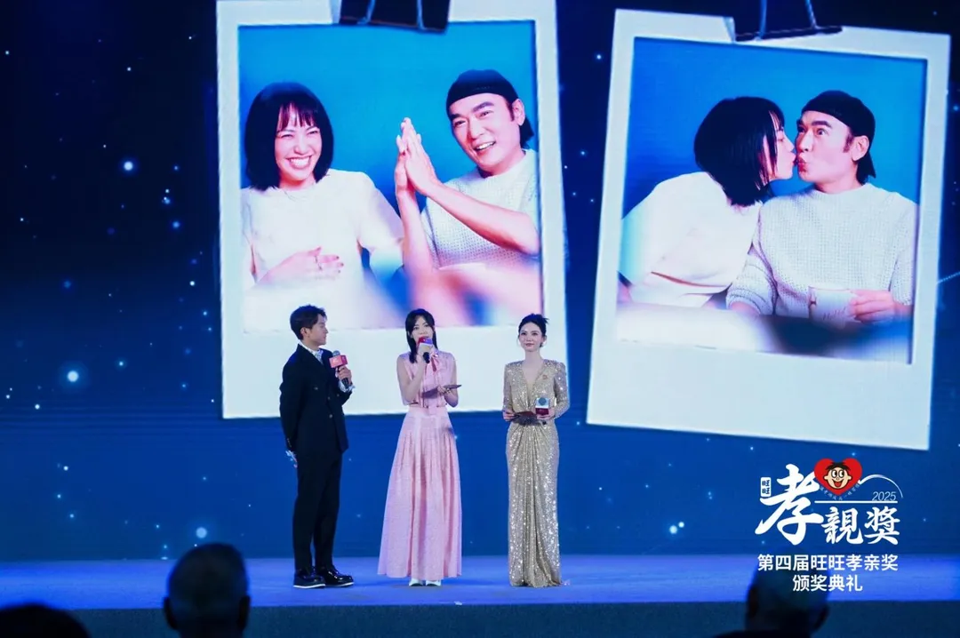 面對主持人提問和爸爸一起合作的心情如何，焦曼婷坦言，非常緊張，但這樣的機會非常難得，也讓她覺得非常感恩。（圖/旺旺集團提供）