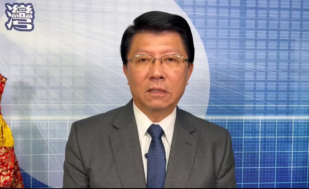 謝龍介30日回應陳亭妃。（圖／中天新聞）