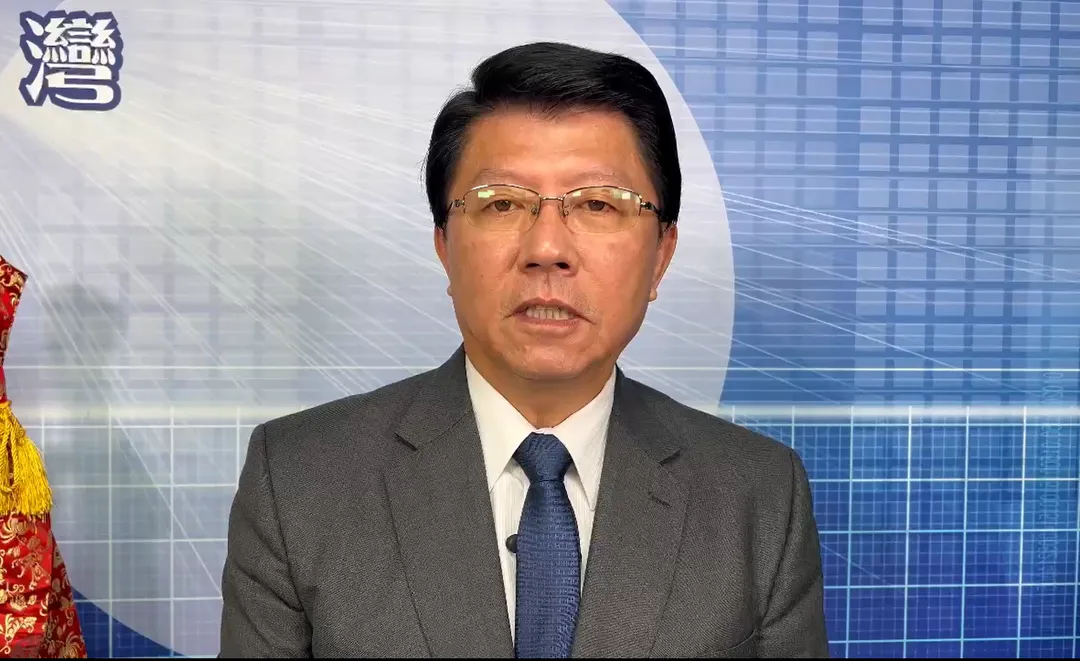 謝龍介30日回應陳亭妃。（圖／中天新聞）