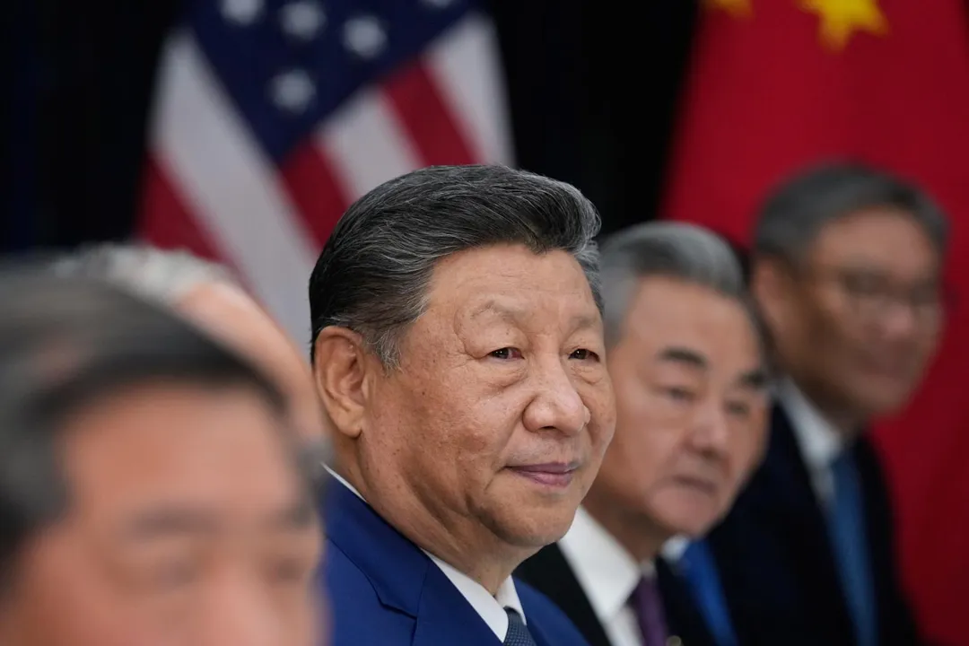 這是習近平自2019年以來首次面對面與川普會晤。(圖/美聯社)