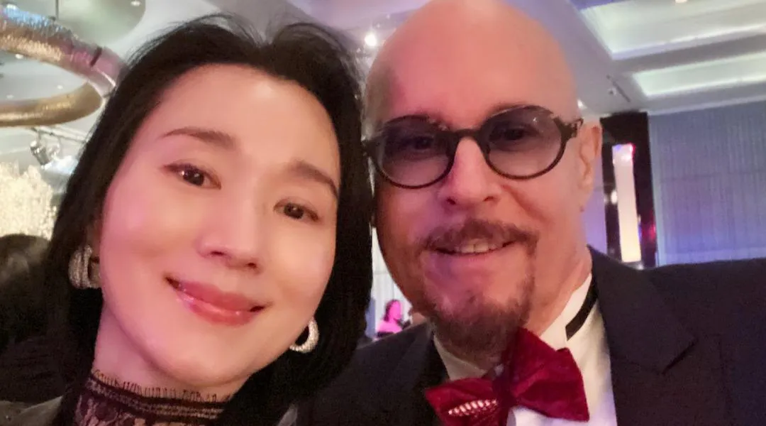 薛智偉透露坣娜的死因為肺腺癌。（圖／翻攝自薛智偉坣娜猶台文化交流協會臉書）
