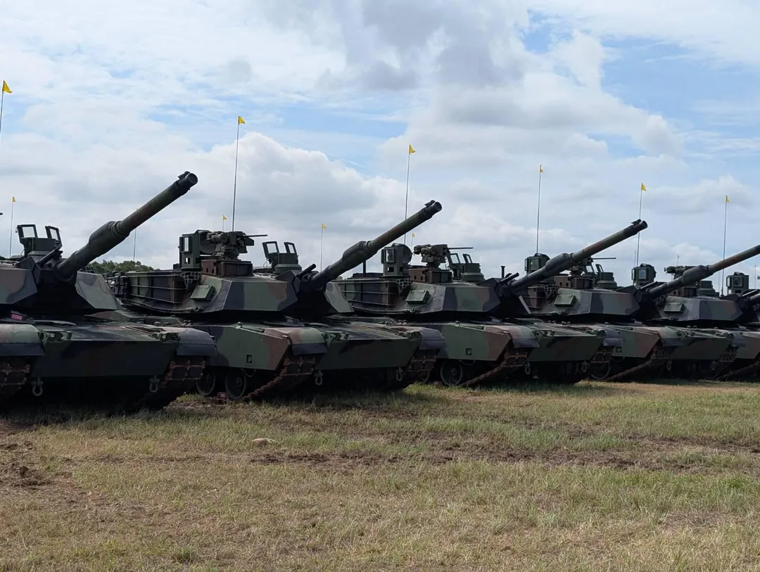 軍方證實M1A2T戰車沒有配備BMS系統。(圖/宋玉寧攝)