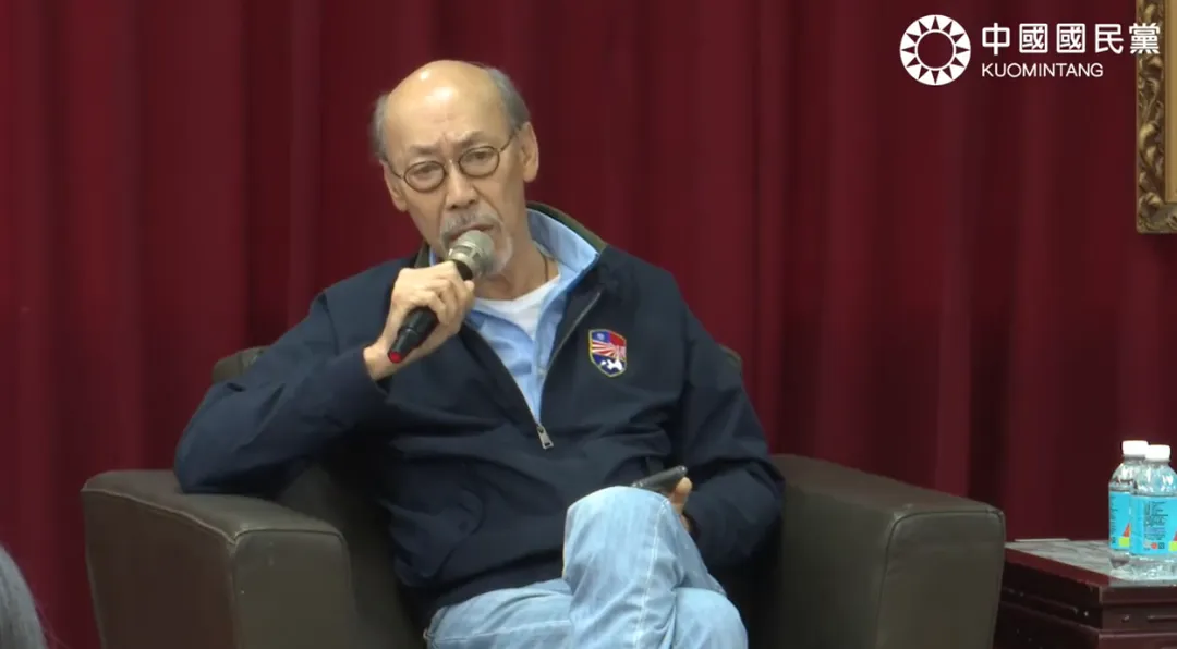 馮淬帆曾應國民黨國際事務部的邀約演講。（圖／翻攝自中國國民黨國際事務部KMT Dept. of Int'l Affairs YouTube）