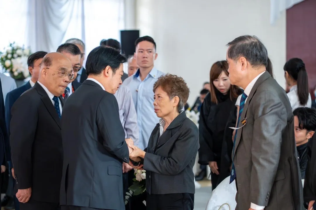 新北市前議員張瑞山18日逝世,享年71歲,昨日在板橋殯儀館景舉辦告別式。(圖取自張維倩臉書)