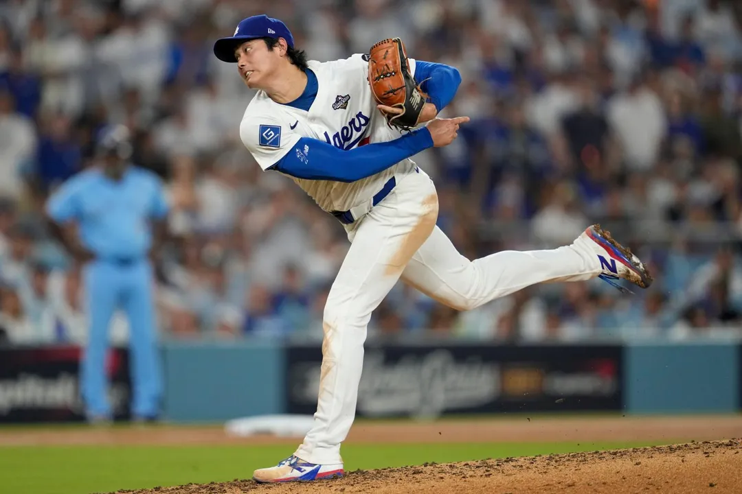 大谷翔平G4先發投了6局失4分。（圖／美聯社）