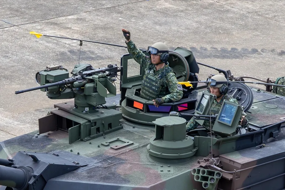 M1A2T成軍典禮。（圖／文總及青報提供）