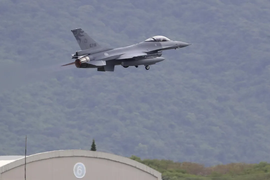 圖為F-16V戰機。（示意圖/美聯社）