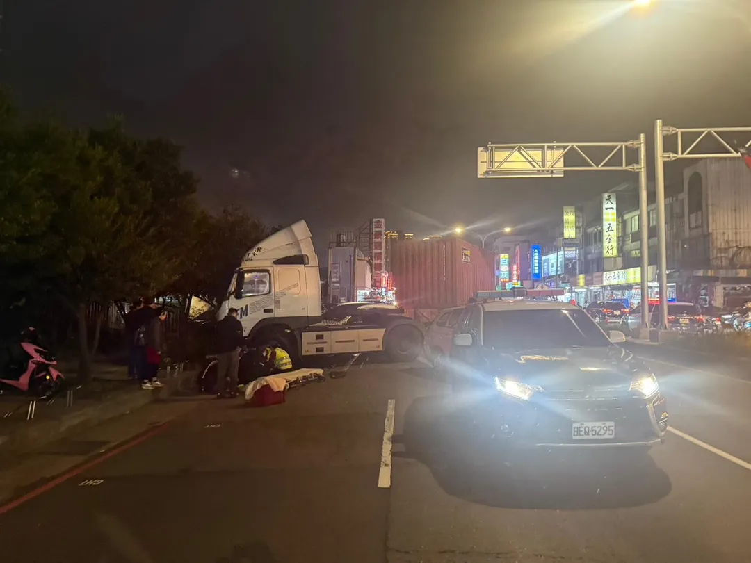 車禍現場。（圖／警方提供）