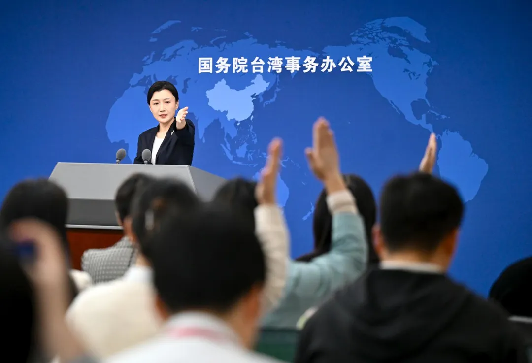 大陸國台辦發言人張晗。（圖／翻攝新浪微博）