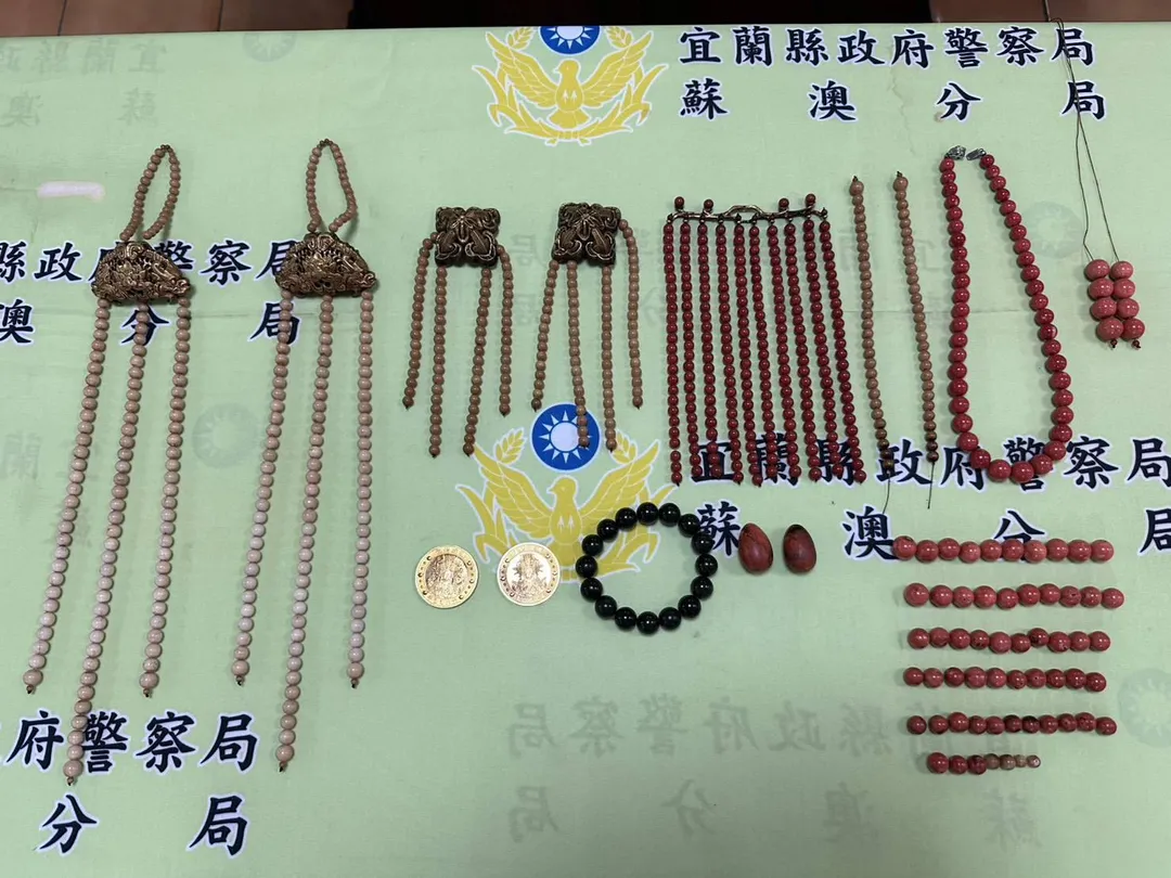 失竊聖物全數尋回。（圖／警方提供）