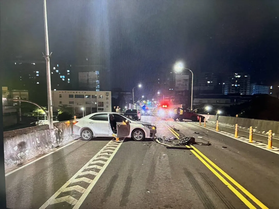 車禍現場。（圖／警方提供）