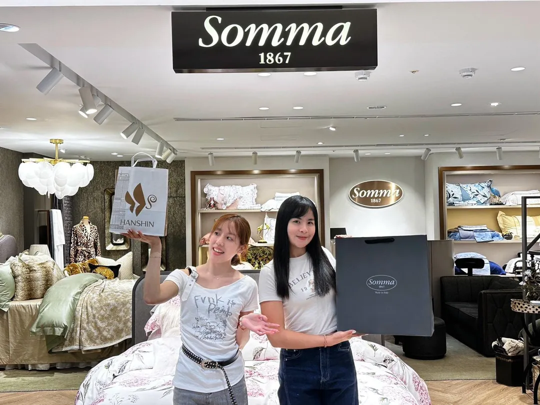Somma德國原裝進口吊吊絨鵝絨冬被祭出6折優惠。（圖／漢神百貨）