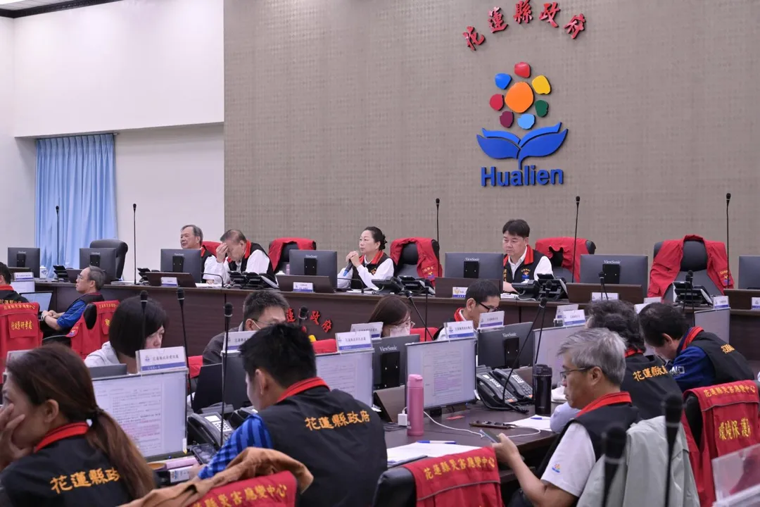 徐榛蔚要求縣府各單位落實防颱部署。（圖／徐榛蔚臉書）