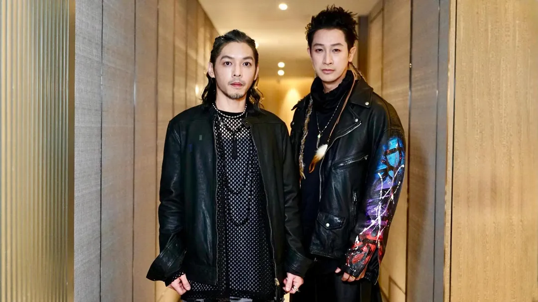 浪花兄弟常青(左)、Darren(右)在武漢春浪20週年音樂節重磅合體登場。(圖/杰威爾音樂 提供)