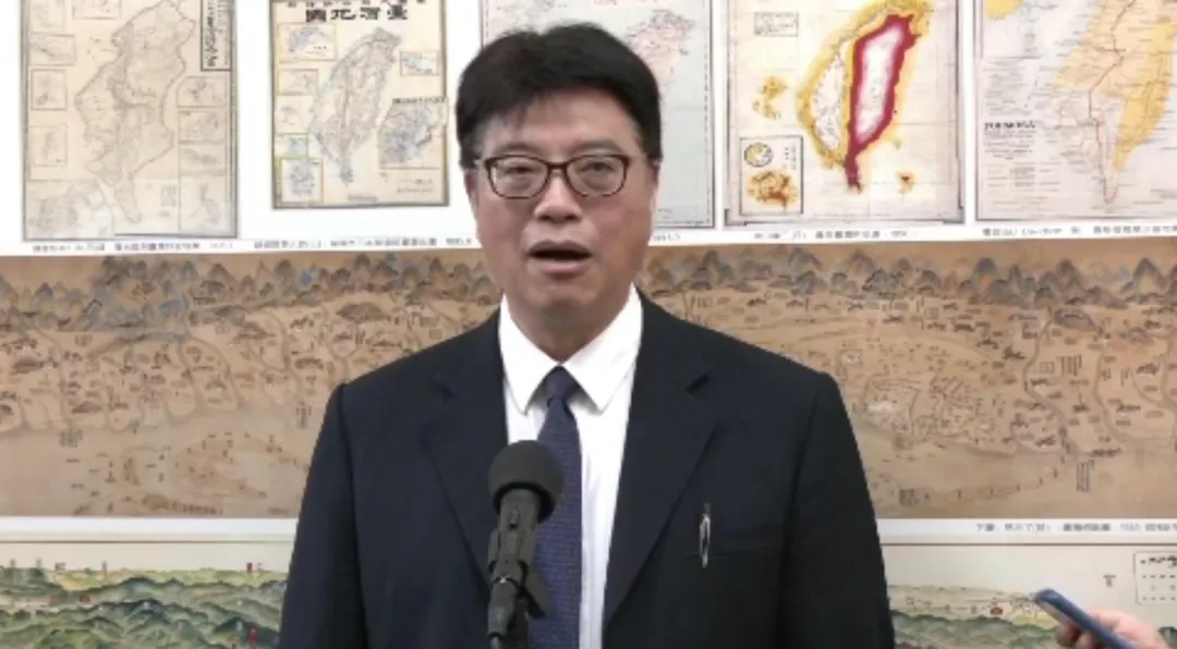 陸委會主委邱垂正。（圖／中天新聞）
