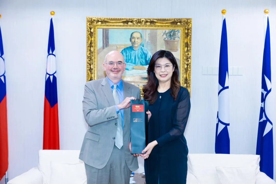 國民黨稱會談氣氛良好融洽。(圖/國民黨提供)