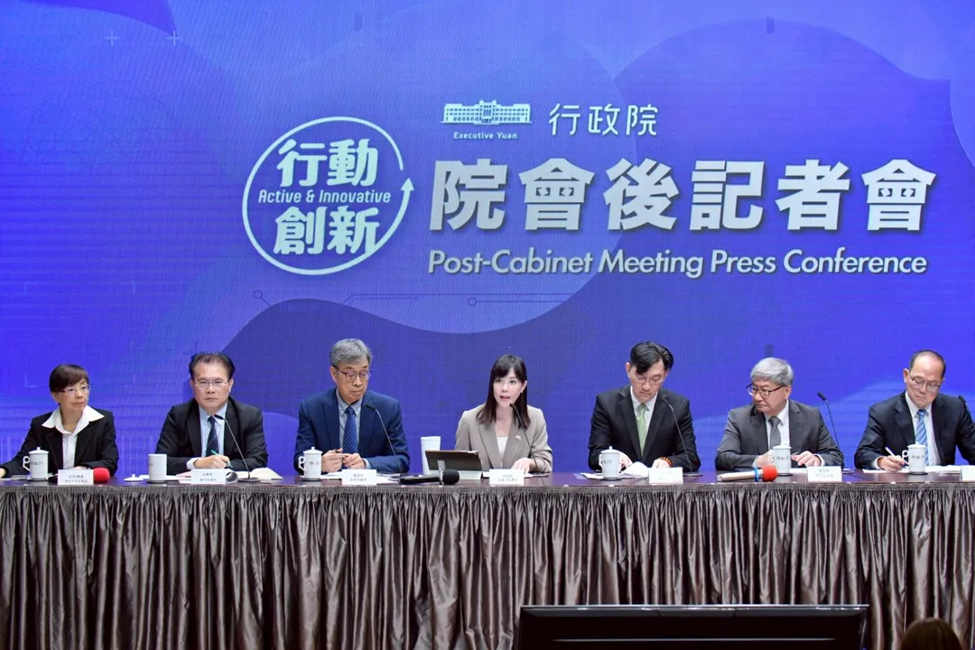 行政院強調,現在正在進行書面文件交換討論,針對未來的議題協議,來先凝聚共識,預計雙方達成共識之後,就會進入總結會商,達成台美的貿易協定。(圖/行政院提供)