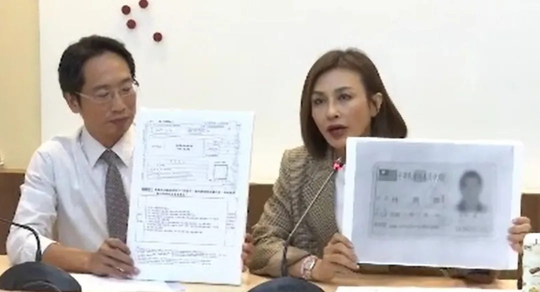 邱議瑩舉行記者會,表示將採法律行動捍衛名譽。(圖/中天新聞)