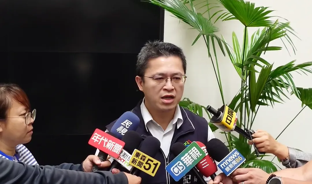 台中市政府警察局刑事警察大隊長紀延熹呼籲任何網路恐嚇危安留言，本局將據以偵辦。（圖／中天新聞）