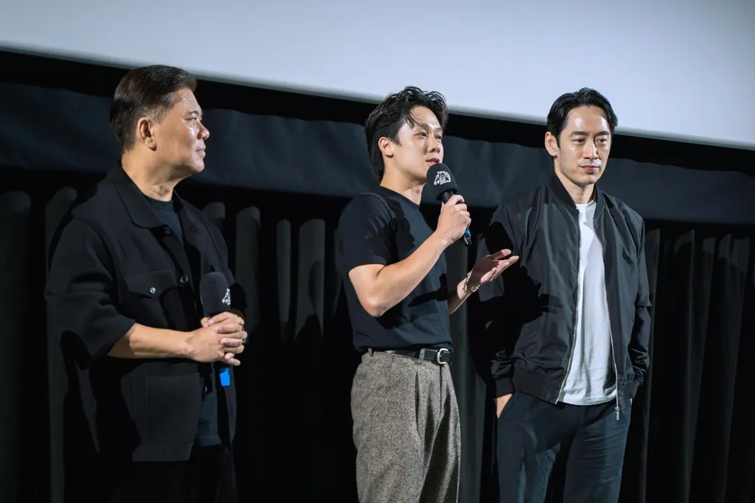 許瑞奇（中）今年憑藉感人電影《好孩子》問鼎第62屆金馬獎「最佳男主角」。（圖／甲上娛樂 提供）