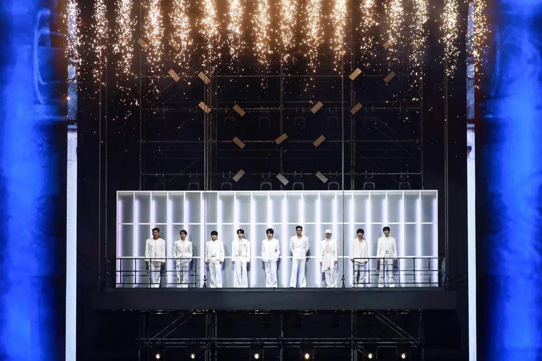 SUPER JUNIOR於14日在臺北大巨蛋開唱。(圖/讀者提供)