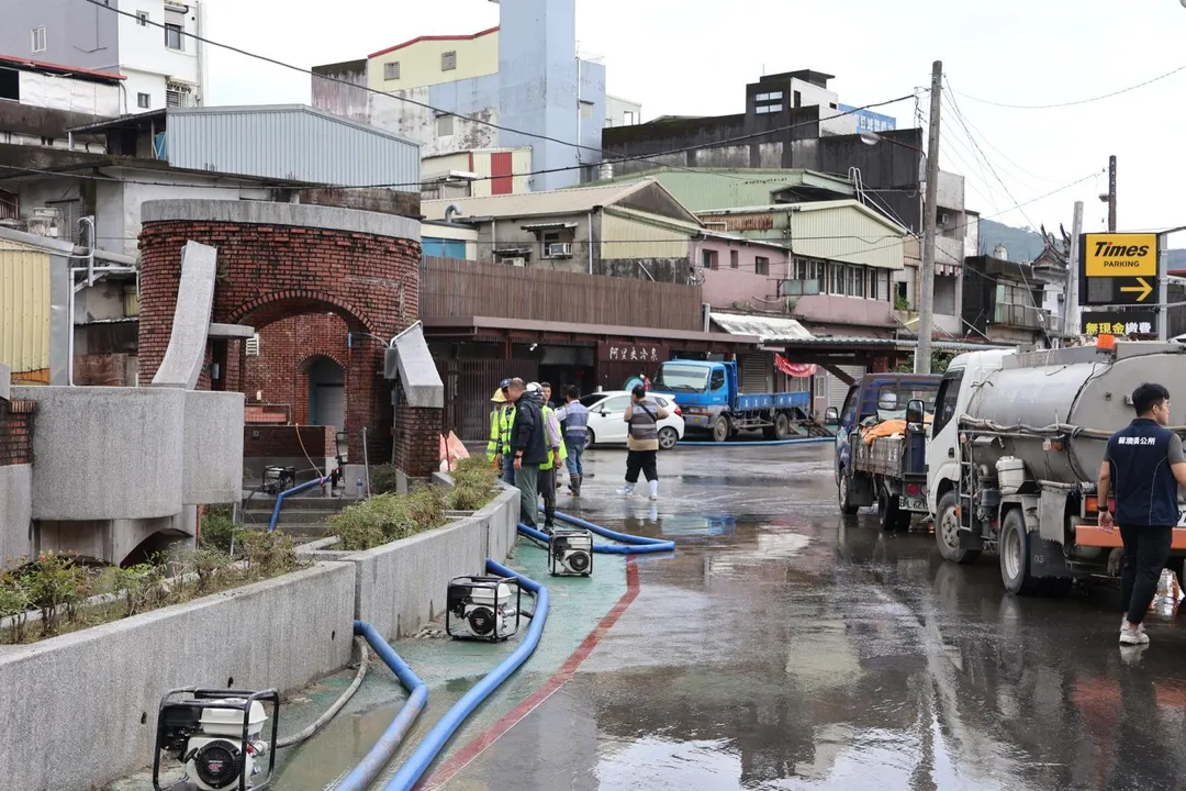 蘇澳鎮公所已連日投入園區整復工作。（圖／翻攝蘇澳鎮公所）