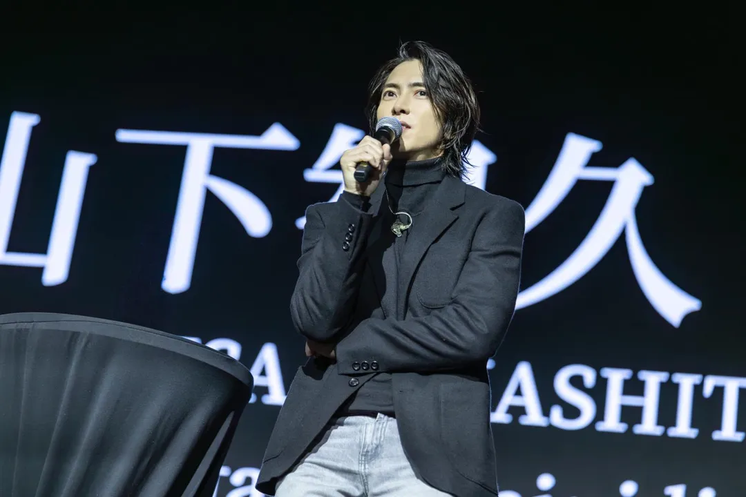 日本男神山下智久15日一連舉辦三場「Talk&Mini Live」見面會與粉絲近距離互動。(圖/HIGH HOPE 提供)