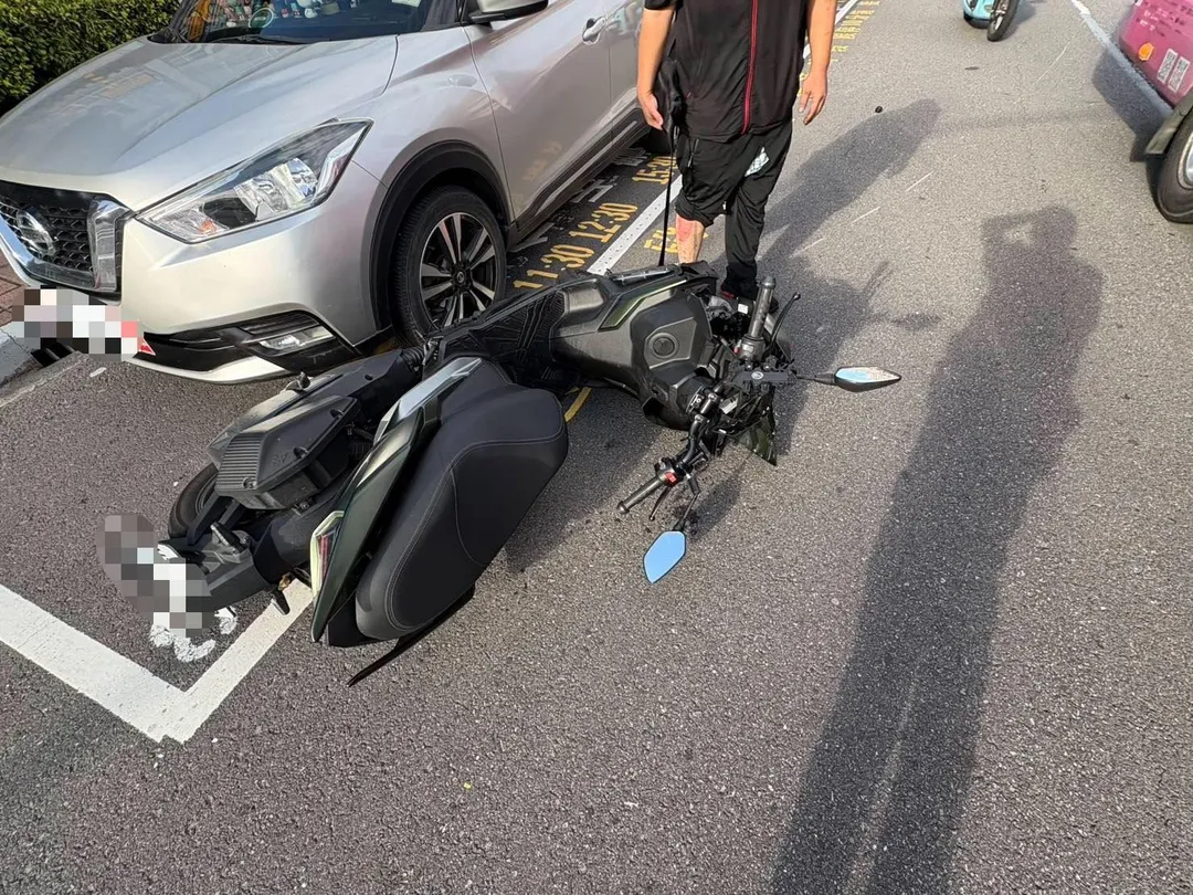 新店大豐國小附近發生一起死亡車禍，警方排除酒駕。（圖／警方提供）