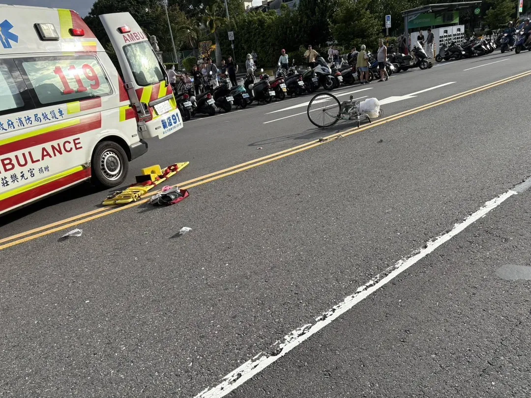車禍現場。(圖/警方提供)