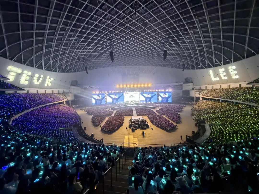 SUPER JUNIOR此次在台北大巨蛋開唱3天，共吸引9萬名粉絲同歡。（圖／讀者提供）