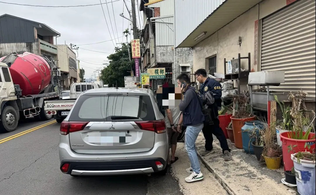 陳男落網畫面。（圖／中天新聞）