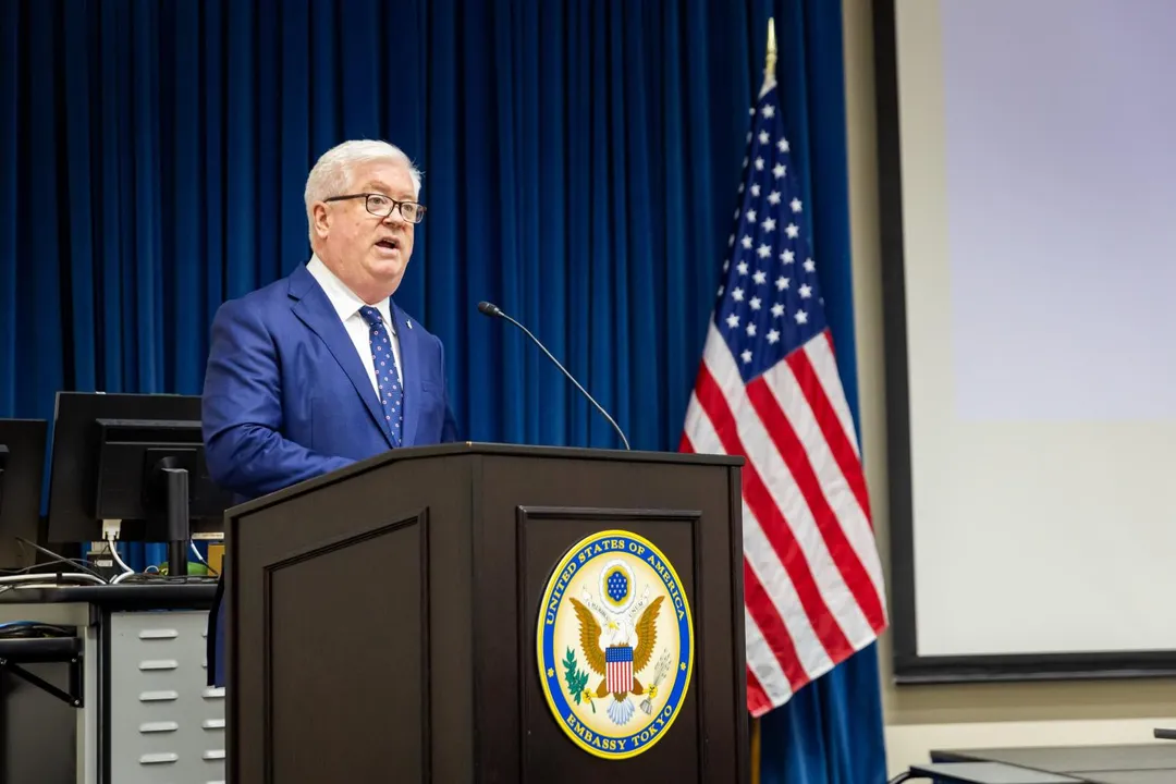 葛拉斯連日發文挺日本。(圖/翻攝X@USAmbJapan)