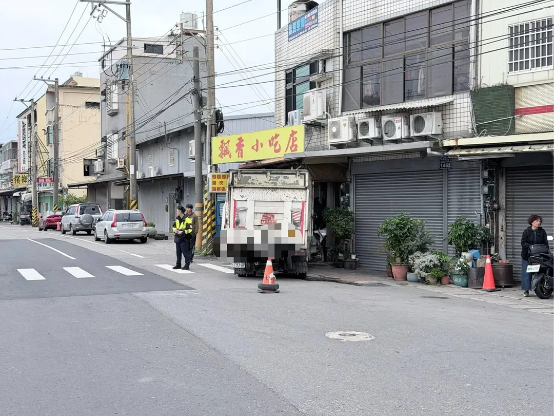 車禍現場。（圖／翻攝畫面）