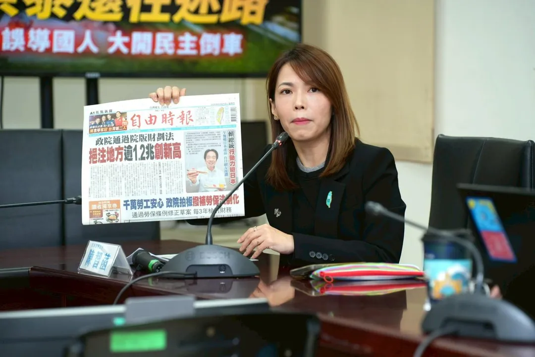 民眾黨立院黨團主任陳智菡。（圖／中天新聞）