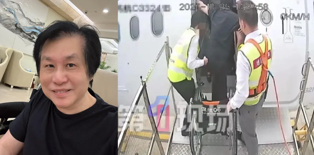 鄭智化的「連滾帶爬」風波發酵後，他道歉稱「連滾帶爬」是情緒用詞，並感謝地勤人員的服務。（合成圖／翻攝《第一現場》、FB「Poti Cheng」）