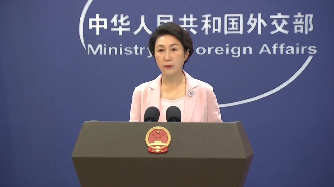 大陸外交部發言人毛寧。（圖／CCTV+）